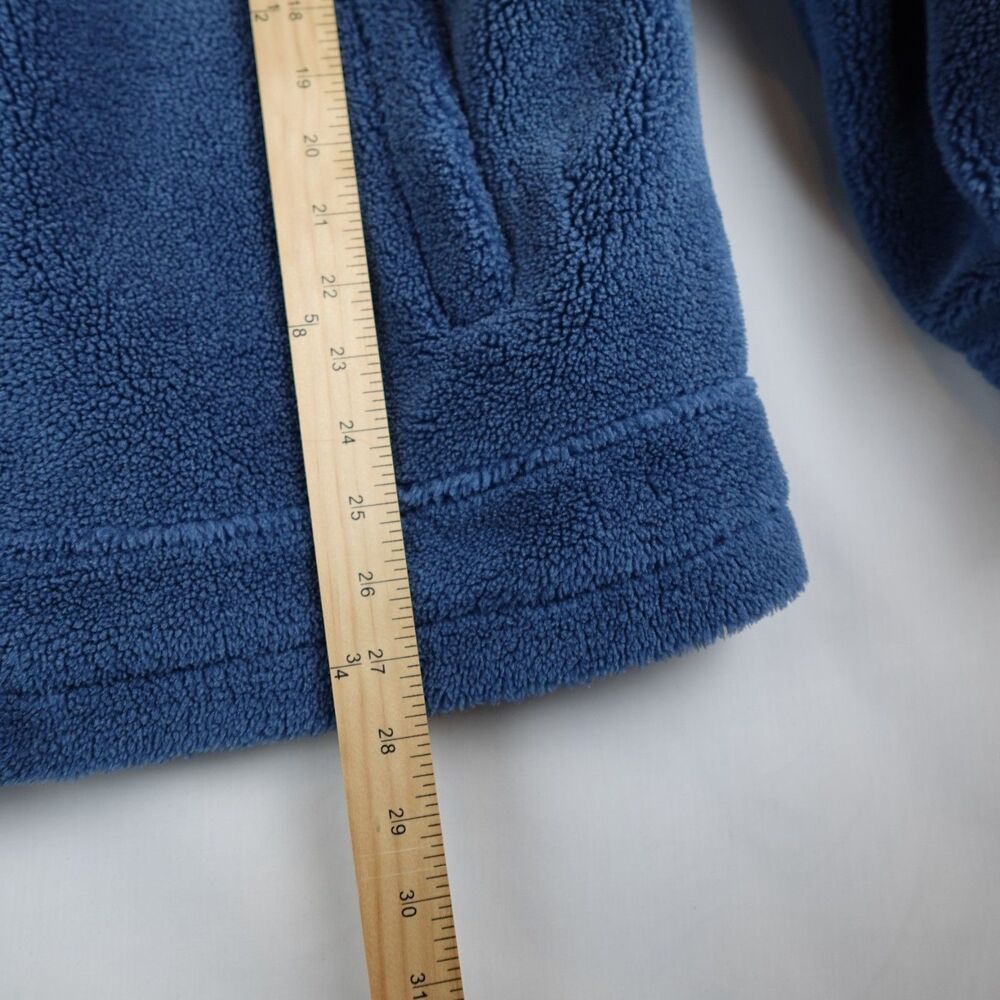 Pretty Little Thing Zip Up Jacket Women's Size 8 Blue Collared Fall Comfy School - Picture 6 of 15